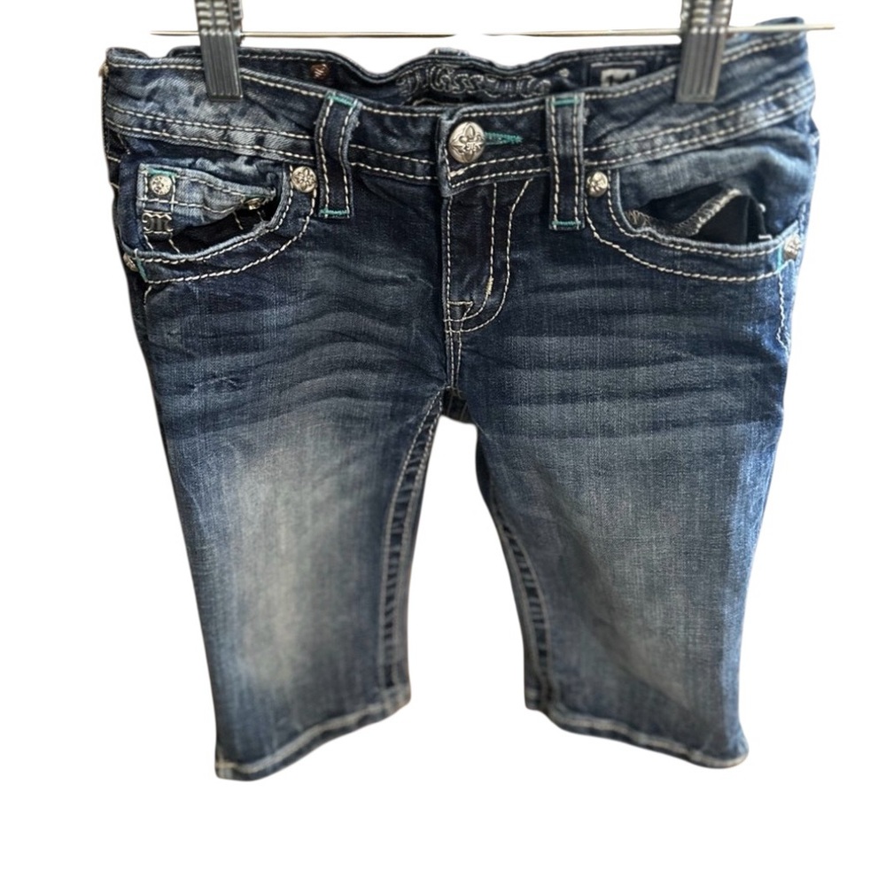 Miss Me Kids Long Denim Shorts